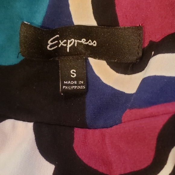 Multicolored Express Maxi Dress Small - Picture 5 of 6